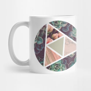 Peachy Geometric Mug